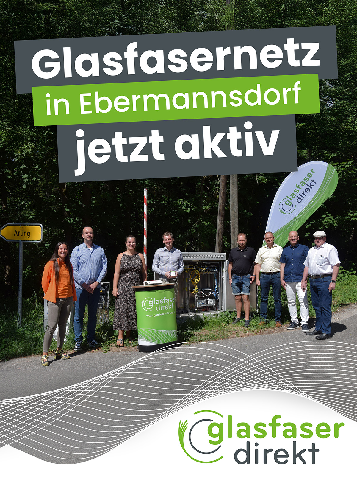 Glasfaser für Ebermannsdorf: Der Ausbau ist geschafft!